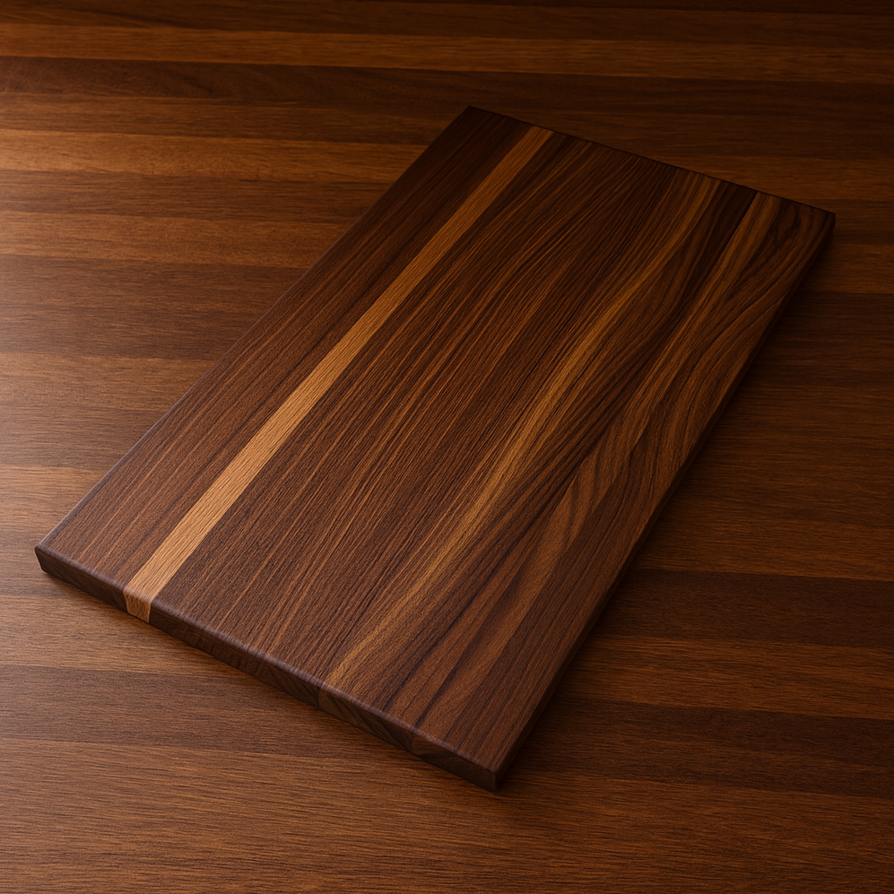 Walnut edge grain cutting board