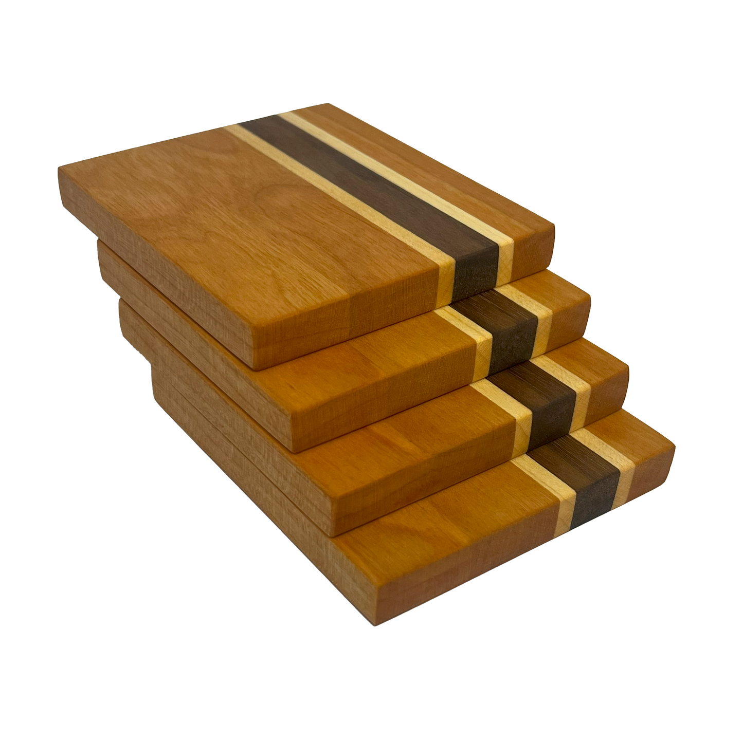 Handmade Cherry, Maple & Walnut Coaster