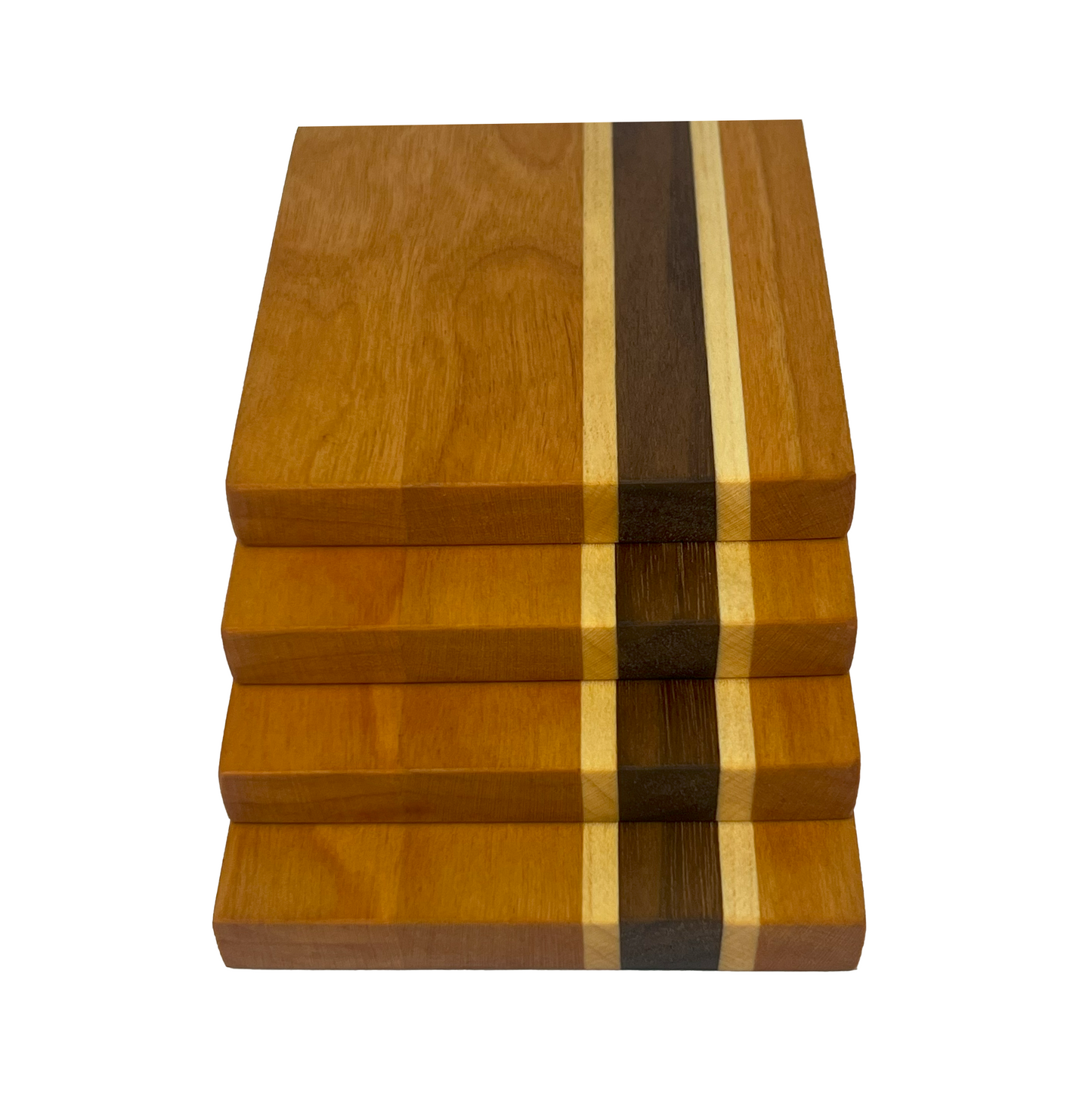 Handmade Cherry, Maple & Walnut Coaster