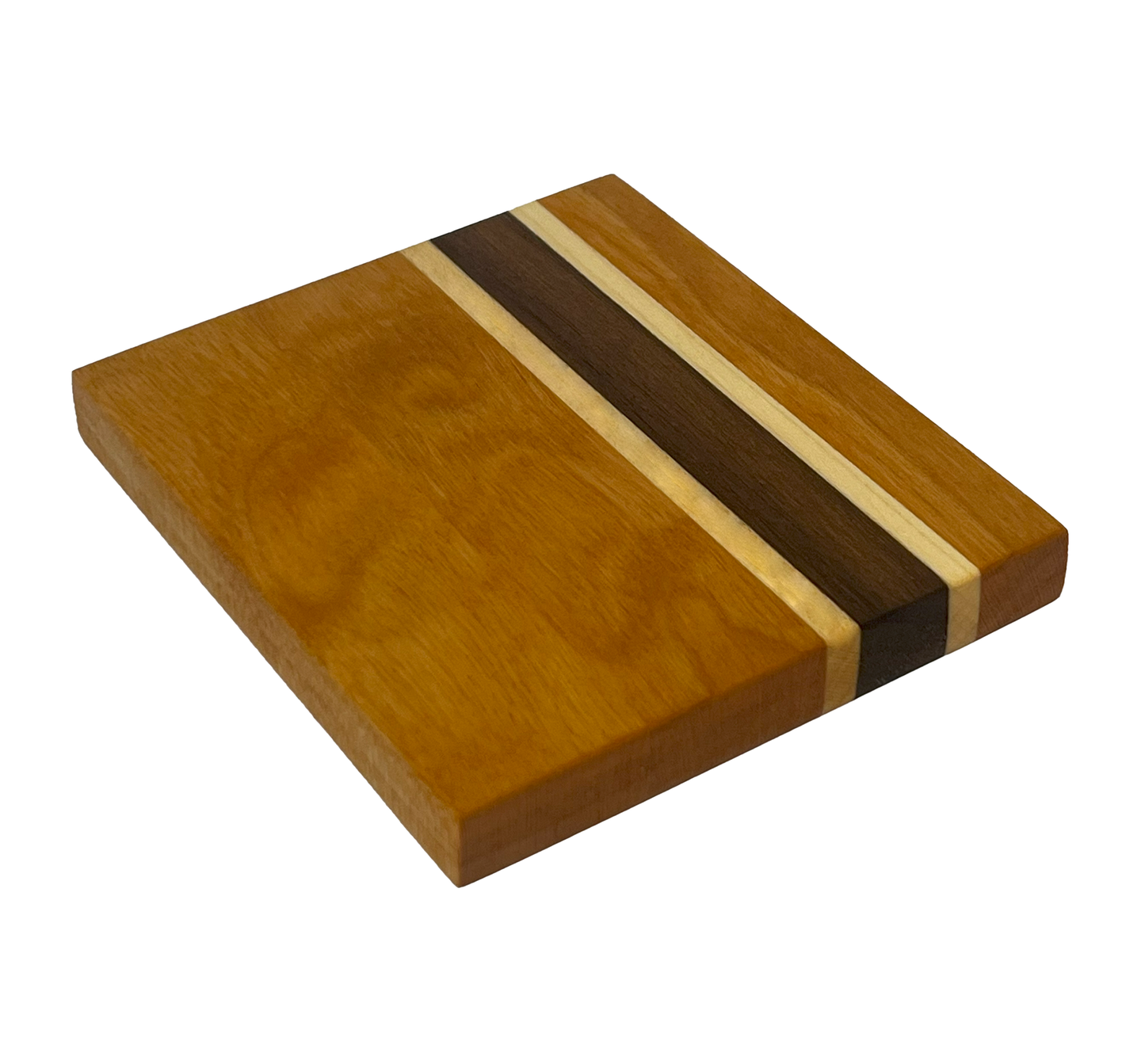 Handmade Cherry, Maple & Walnut Coaster