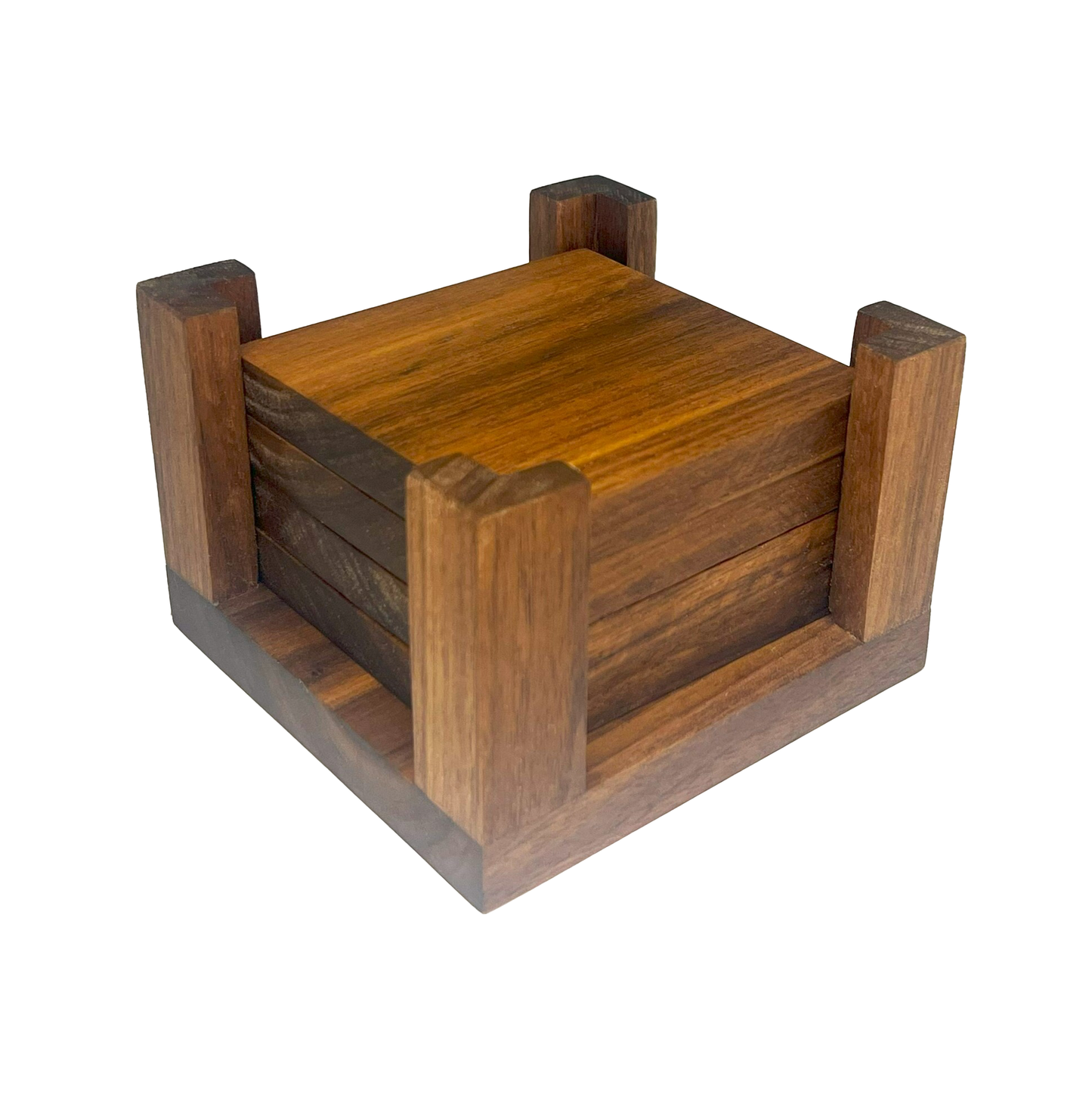 Walnut Coaster Holder